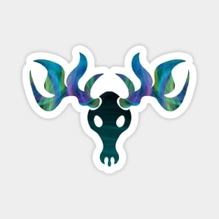 Spectral Deer Skull Magnet