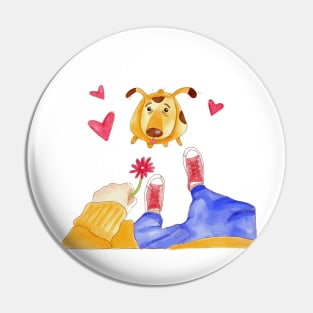 Adopt Me Dog Pin