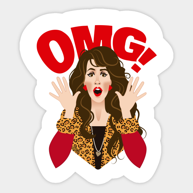 Omg Friends Sticker Teepublic Omg Friends Sticker Teepublic