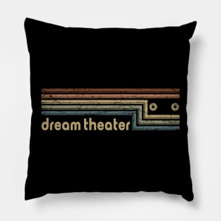 Dream Theater Cassette Stripes Pillow
