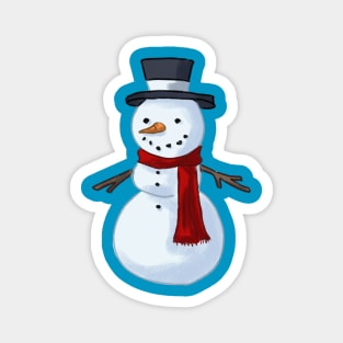 Christmas Snowman Magnet