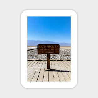 Badwater Basin, Death Valley, Ca Magnet