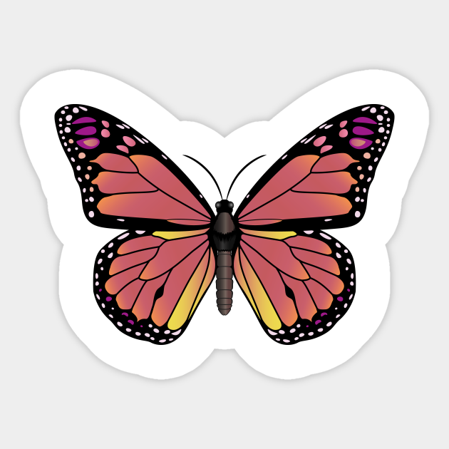 Bereid Kampioenschap aansporing Cute Butterfly Design - Butterfly Design - Sticker | TeePublic
