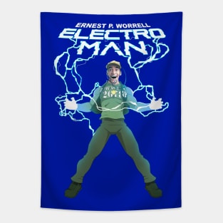 Ernest P Worrell: Electroman Tapestry