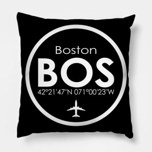 BOS, Boston Logan Airport, USA Pillow