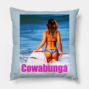 Cowabunga Pillow