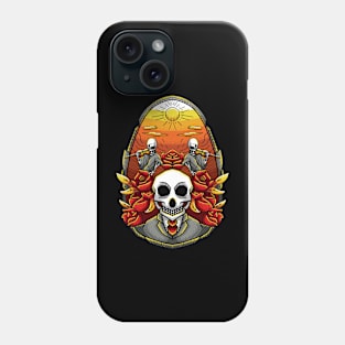 Skull Musician Vintage Phone Case