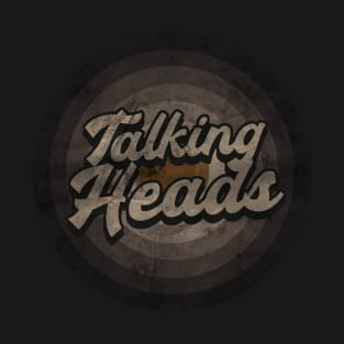 RETRO BLACK WHITE - Talking Heads T-Shirt