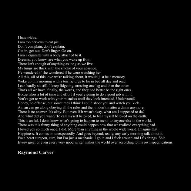 Raymond Carver Quotes by qqqueiru