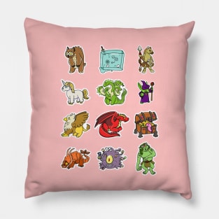 DnD Monsters Pillow