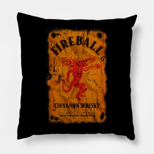 VINTAGE COLOR - FIREBALL WHISKY Pillow