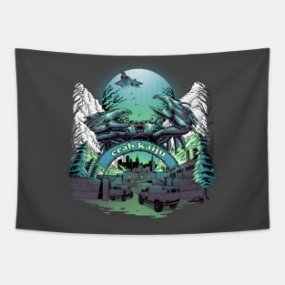 crab kaiju Tapestry