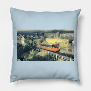 Wellington Cable Car Pillow