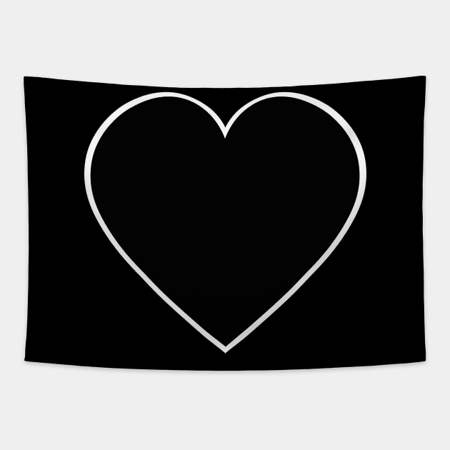 Black Heart Tapestry by Rob Sho