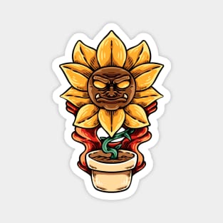 Flower Monster Magnet