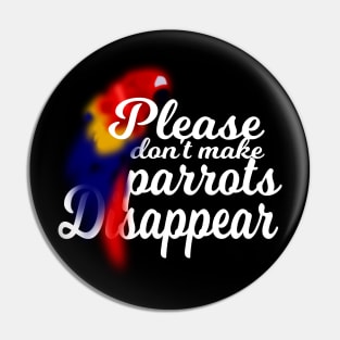 World Parrot Day Pin