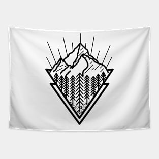 nature mountains Tapestry