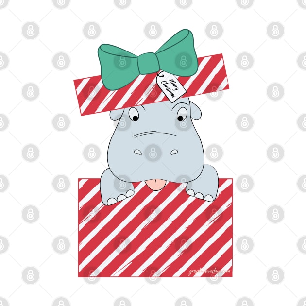 I want a Hippopotamus for Christmas © GraphicLoveShop by GraphicLoveShop