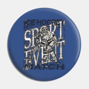 Sport Event Ice Hockey Abstract Pin
