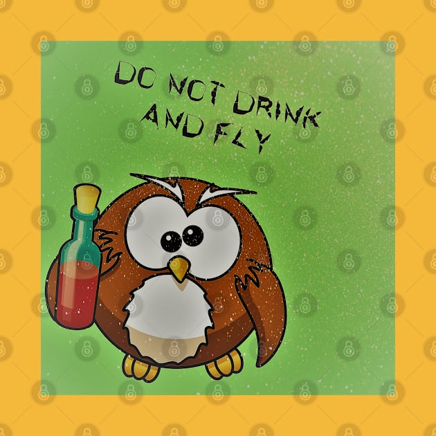 Drunk owl by BeckyS23