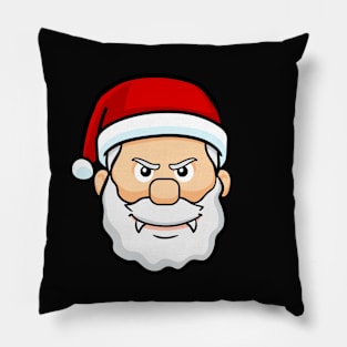 christmas vampire santa claus Pillow