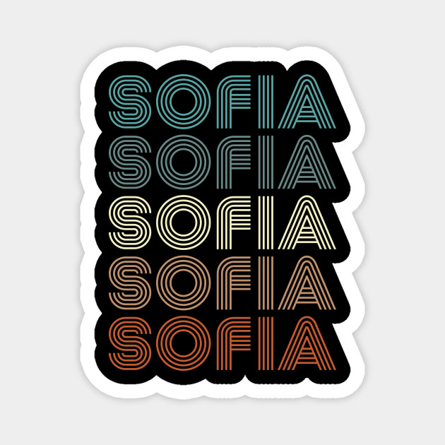 Sofia Sofia Magnet Teepublic