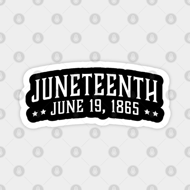 Juneteenth June 19, 1865, Black history, African American Magnet by UrbanLifeApparel