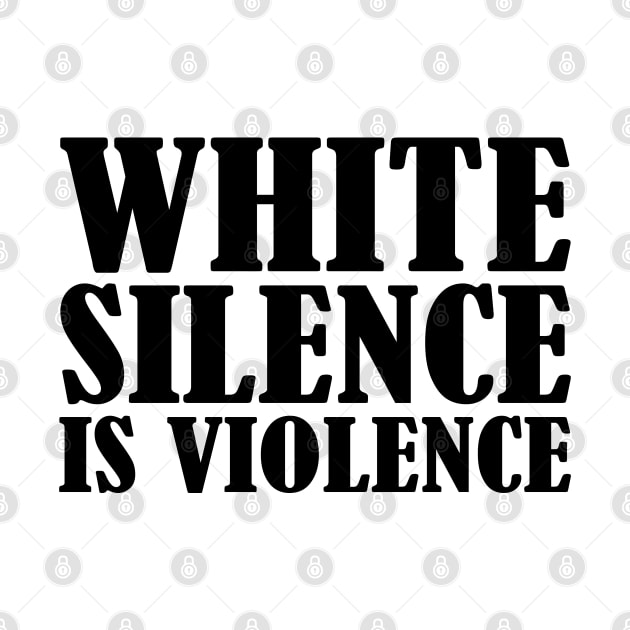 White Silence Is Violence by CF.LAB.DESIGN