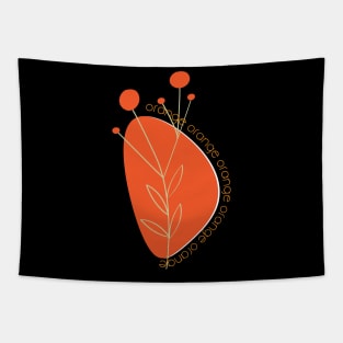 Orange orange Tapestry