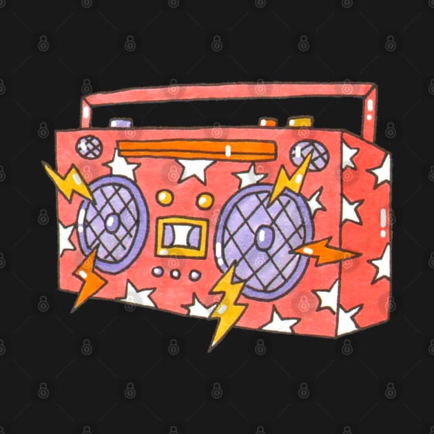 You're my boombox///Drawing for fans by MisterPumpkin