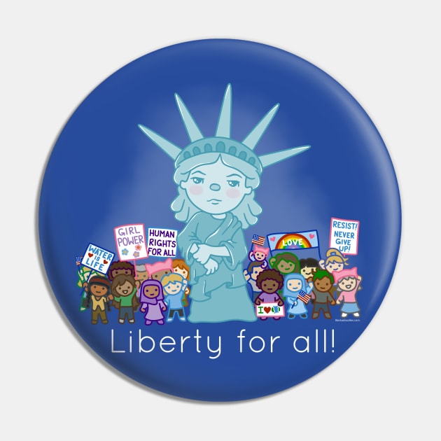 Liberty For All Pin by beckadoodles