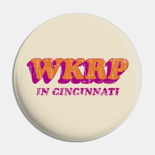 WKRP Turkey Drop Artwork Pin