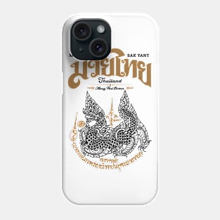 Sak Yant Muay Thai Tattoo Phone Case