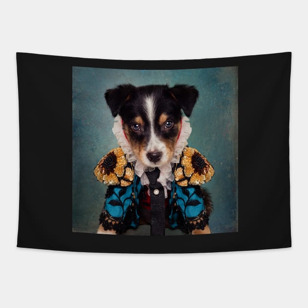 Shelter Pets Project - Loki (Blue) Tapestry by TammySwarek