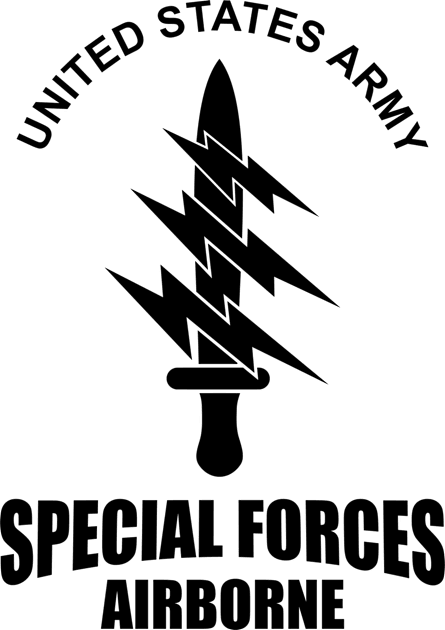 US Special Forces Airborne Kids T-Shirt by Firemission45