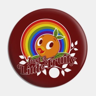 Orange Bird Pride Pin