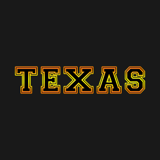 Texas Golden College Gold and Black T-Shirt