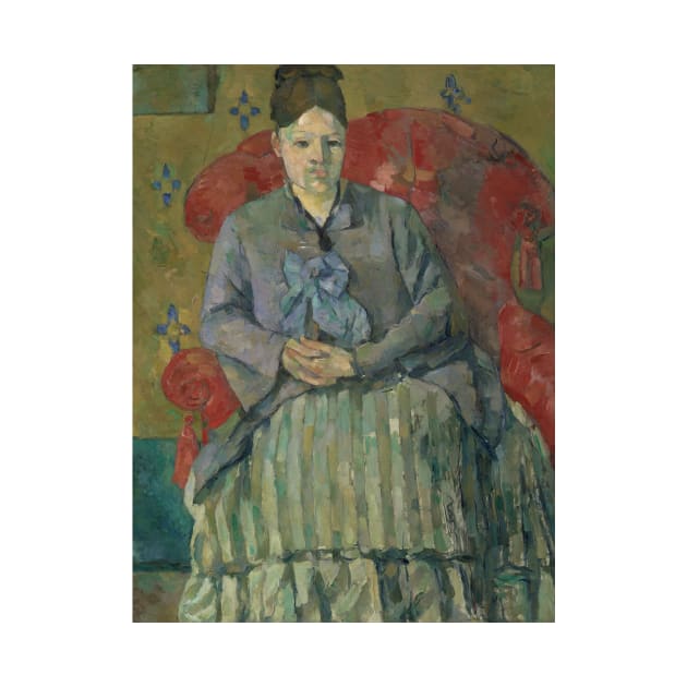 Madame Cezanne in a Red Armchair by Paul Cezanne by Classic Art Stall