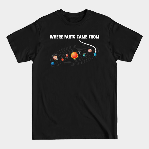Discover Where Farts Came From Loves Spaces Science Astronomy - Space - T-Shirt
