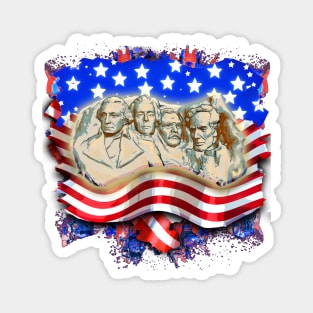 Monumental Freedom: Mount Rushmore & the Flag Magnet