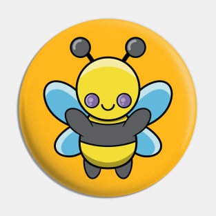 Happy Bee Pin
