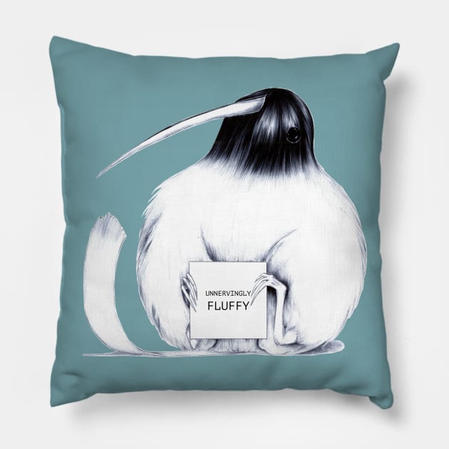 Unnervingly Fluffy Pillow by ethelwilks