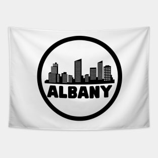 Life Is Better In Albany - Albany Skyline - Albany Tourism - Albany Skyline City Travel & Adventure Lover Tapestry