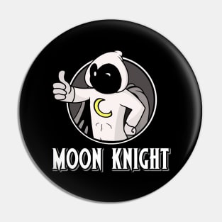 Moon Thumbs Up Pin