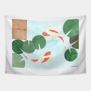 The Koi Pond Tapestry