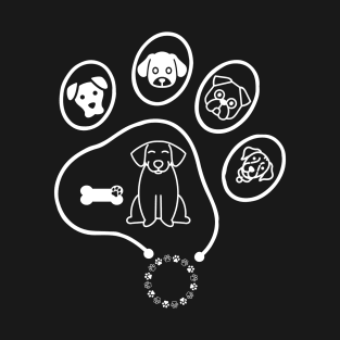 Dog footprint T-Shirt