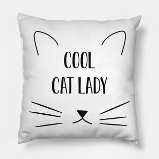 Cat - Cool Cat Lady Pillow