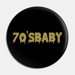 70'sBaby green Pin