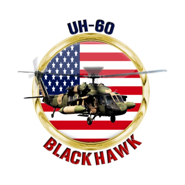 UH-60 Black Hawk USA by MilMerchant