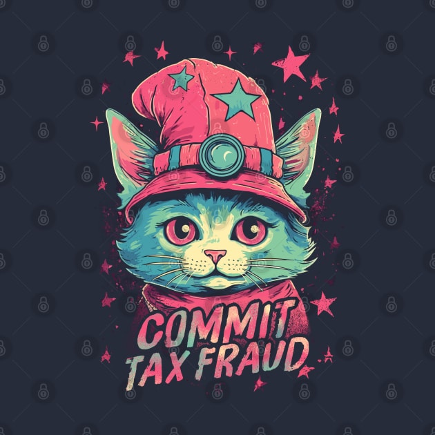 Commit Tax Fraud Kitty Meme by DankFutura